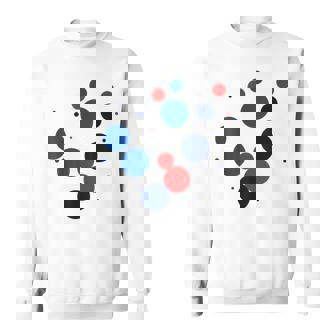 赤 青 ドット イベント 家族 お揃い スウェットシャツ - Kawaiitshirt