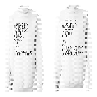 週末コーヒーフクロモモンガペット スウェットシャツ - Kawaiitshirt