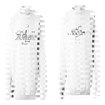 都市 スカイライン 旅行 お土産 観光 福岡 日本 スウェットシャツ - Kawaiitshirt