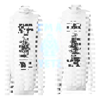 野獣のイエティ 忌まわしい雪だるまのユーモア 私はイエティが大好き I'm A Yeti スウェットシャツ - Kawaiitshirt