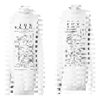 釣り ロッド タックル リール ルアー フィッシャーマン ヴィンテージ 特許 プリント スウェットシャツ - Kawaiitshirt