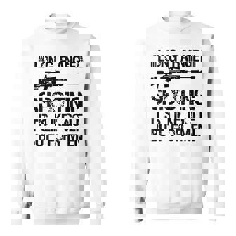 長距離射撃 It's Like Golf But For 背面 スウェットシャツ - Kawaiitshirt