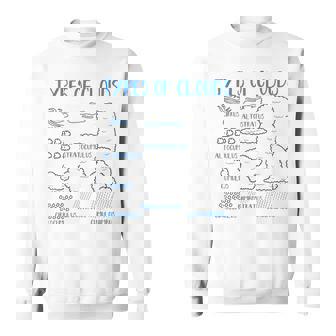 雲の種類 気象学者 予測 天気 雲 スウェットシャツ - Kawaiitshirt