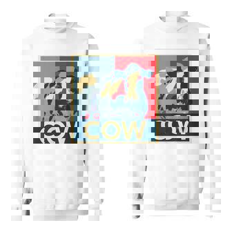 面白い 牛 牧場 動物 男性 面白い ギフト 子供 農業 農場 スウェットシャツ - Kawaiitshirt