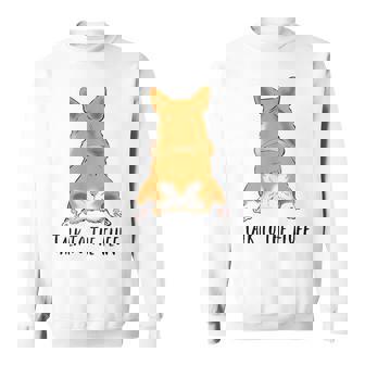面白いコーギー、コーギーバット、コーギースプルーティング、コーギーママへのギフト。 スウェットシャツ - Kawaiitshirt