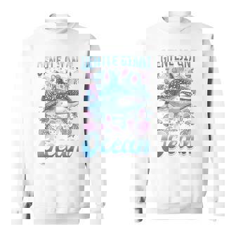 面白いジンベイザメ 動物 優しい海の巨人 スウェットシャツ - Kawaiitshirt