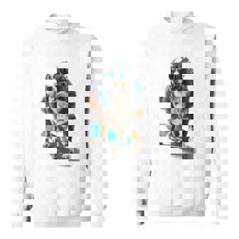 面白いスケートボード バーニーズマウンテンドッグ スケーター スケートグラフィック スウェットシャツ - Kawaiitshirt