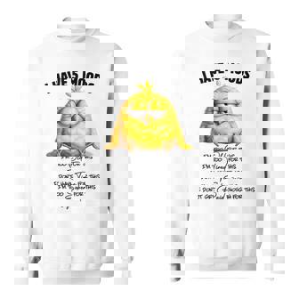 面白いチキンムード、I'm Too Old For This 鳥好きのデザイン。 スウェットシャツ - Kawaiitshirt