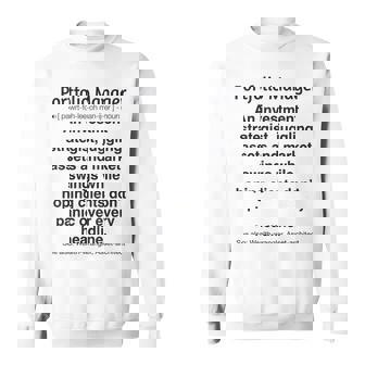 面白いポートフォリオマネージャー スウェットシャツ - Kawaiitshirt