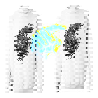 面白い手のデザイン スウェットシャツ - Kawaiitshirt