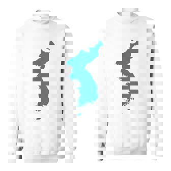 韓国統一旗、韓国統一地図 スウェットシャツ - Kawaiitshirt