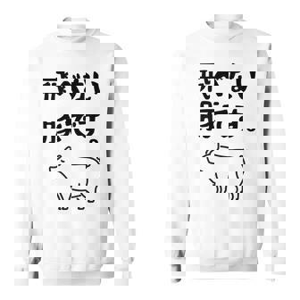 飛べない豚です。 ネタ ギャグ ギャグ好き 豚 ただの豚 ネタ好き おもしろ 長袖tシャツ スウェットシャツ - Kawaiitshirt