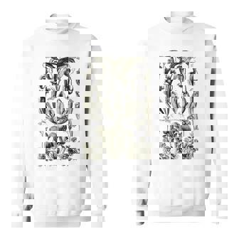 食虫植物 ヴィンテージ サラセニア ボタニカル スウェットシャツ - Kawaiitshirt