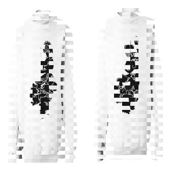 黒うさぎ星人 スウェットシャツ - Kawaiitshirt