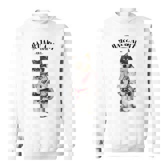 黒柴犬 柔道空手マスター 白柔道師 スウェットシャツ - Kawaiitshirt