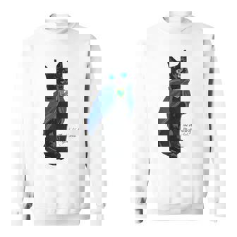 黒猫のウィズ 黒猫 スウェットシャツ - Kawaiitshirt