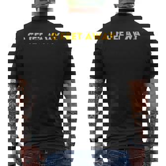 0 Feet Away Gay Cruising Men's Gay Pride Men's T-shirt Back Print - Thegiftio UK