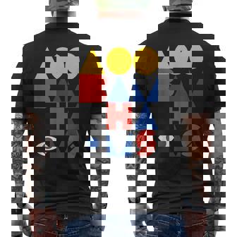 100Th Anniversary Of Bauhaus chool 1919 1933 メンズTシャツ バックプリント - Kawaiitshirt