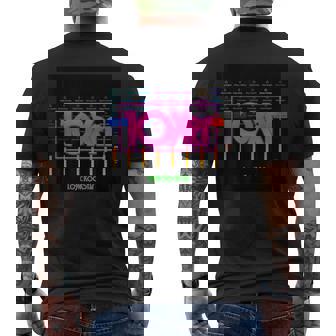 10Xer クール オリジナルアートワーク ロックスター エレクトロニック バンド メンズTシャツ バックプリント - Kawaiitshirt