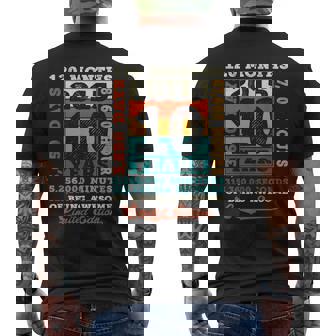 10歳の誕生日 10歳 120ヶ月 すごい生まれ 2015 メンズTシャツ バックプリント - Kawaiitshirt