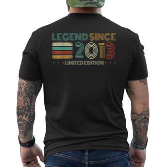 12 Years Old Legend Since 2013 12Th Birthday Men's T-shirt Back Print - Thegiftio UK