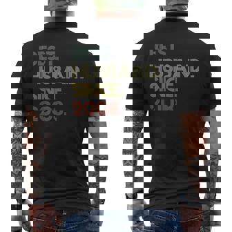 12Th Wedding Anniversary Husbandince 2008 メンズTシャツ バックプリント - Kawaiitshirt