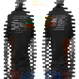 17 Years Old Legend Since 2008 17Th Birthday Men's T-shirt Back Print - Thegiftio UK