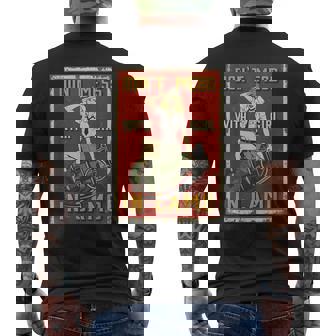 1940年代 ポップアート ブロンド ピンナップガール メンズTシャツ バックプリント - Kawaiitshirt