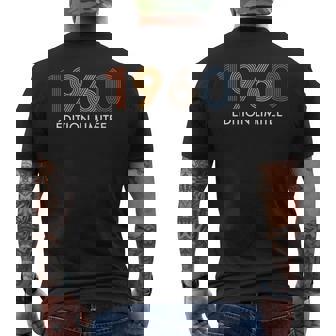 1960 Édition Limitée 65 Ans Anniversaire T-shirt imprimé au dos - Cadeauxyz