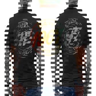 1967 Cumpleaños 58 Cumpleaños Cumpleaños 58 Años Camiseta Hombre Estampado Espalda - Regaloses