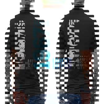 1967年6月、1967年レトロ、1967年ヴィンテージ限定版、1967年。 メンズTシャツ バックプリント - Kawaiitshirt