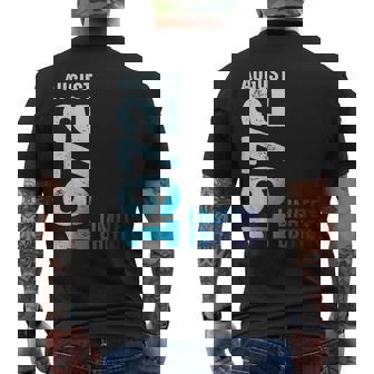 1972年8月 1972年 レトロ 1972年ヴィンテージ限定版 メンズTシャツ バックプリント - Kawaiitshirt