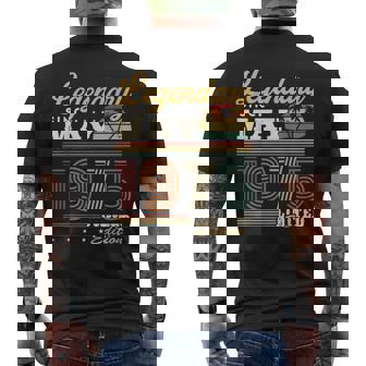 1975年5月生まれ 50年 ヴィンテージ 誕生日プレゼント メンズTシャツ バックプリント - Kawaiitshirt