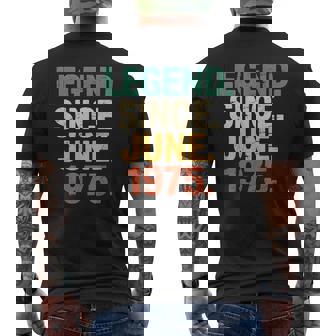 1975年6月誕生日ギフトアイデア 男女 1975年6月以来 メンズTシャツ バックプリント - Kawaiitshirt
