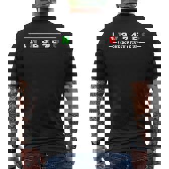 1N23456 オートバイ フットギアシフト メンズTシャツ バックプリント - Kawaiitshirt