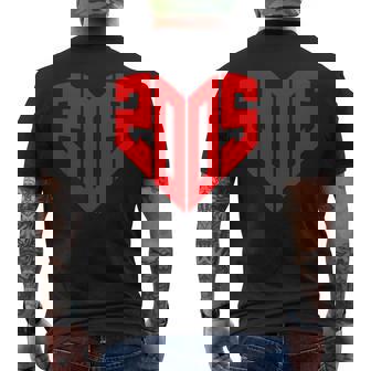 2005 ハート・ヴィンテージ 2005年 ハートの形 20歳の誕生日に愛を込めて メンズTシャツ バックプリント - Kawaiitshirt