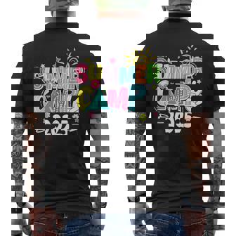 2025 Summer Camp 2025 Summer Vacation Matching Family Group Men's T-shirt Back Print - Monsterry
