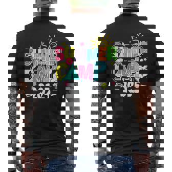 2025 Summer Camp 2025 Summer Vacation Matching Family Group Men's T-shirt Back Print - Thegiftio