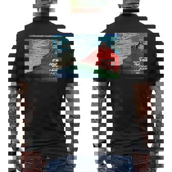 2025年大阪万博 日本は大胆なビジョンを驚かせます メンズTシャツ バックプリント - Kawaiitshirt