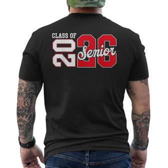 2026 Senior 26 Class Of 2026 Graduation Year Last First Day Men's T-shirt Back Print - Thegiftio UK