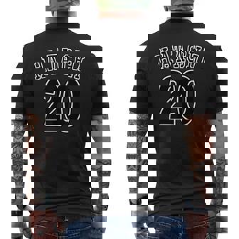 20才（二十歳）はたち（チームユニフォーム風）（お誕生日）祝 20代 面白 メンズTシャツ バックプリント - Kawaiitshirt
