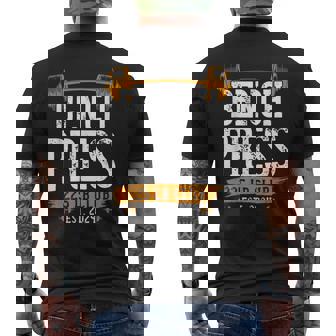 225ポンド ベンチプレス クラブ ベンチプレス ジム ワークアウト メンズTシャツ バックプリント - Kawaiitshirt