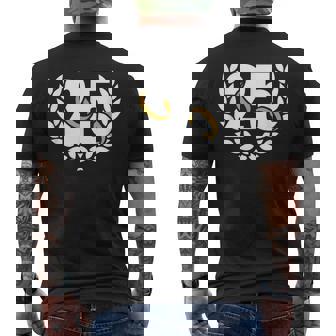25 Años 25 Años De La Corona Del Aniversario De La Boda Camiseta Hombre Estampado Espalda - Regaloses