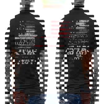 250Th America Us 250 Years We The People Birthday July 4Th Men's T-shirt Back Print - Monsterry