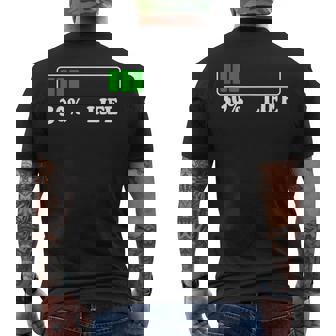 30 Life 30歳の誕生日 30年目の人生 ローディングバー 30パーセント メンズTシャツ バックプリント - Kawaiitshirt