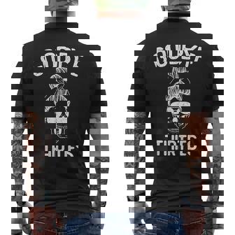 30代に別れを告げ、去年は30代、リップサーティーズ メンズTシャツ バックプリント - Kawaiitshirt