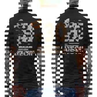 30歳の誕生日 メンズ レディース オリジナル 素晴らしいテディベア メンズTシャツ バックプリント - Kawaiitshirt