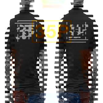 35P 暗号言語 メンズTシャツ バックプリント - Kawaiitshirt