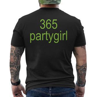 365 Partygirl Brat Joke Men's T-shirt Back Print - Thegiftio UK