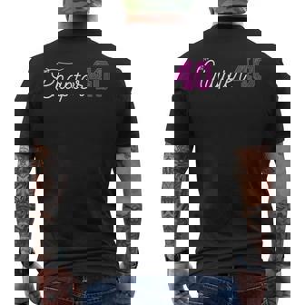 40 Anni Festeggiata Regalo Quarant'anni Compleanno 40 T-shirt da uomo con stampa posteriore - Novitaregali
